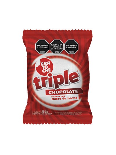 Alfajor Fantoche Negro Triple